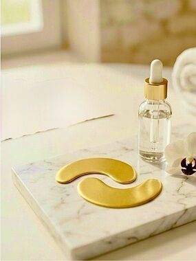 🏆👀 Luxurious Golden Crystal Collagen Eye Mask (Firm, Brighten, Fade Lines)